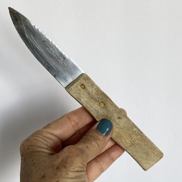 Scotchline Fishing Knife Serrated Shucking Fillet Scaler Fish Stainless Steel 8” - Picture 3 of 5